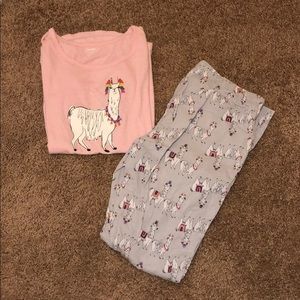 Old Navy Llama Pajamas